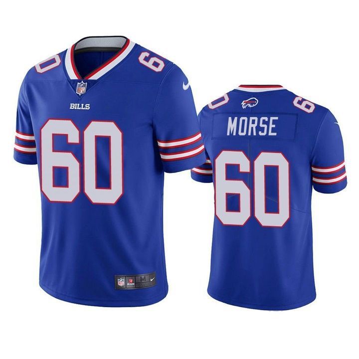 Men Buffalo Bills #60 Mitch Morse Nike Royal Limited NFL Jersey
